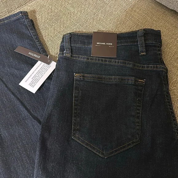 NWT Michael Kors Men’s Jeans Parker Slim Fit Stretch Weston 34/32 MSRP $98 - Picture 4 of 8
